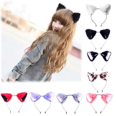 Chic Plush Cat Ear Hairband