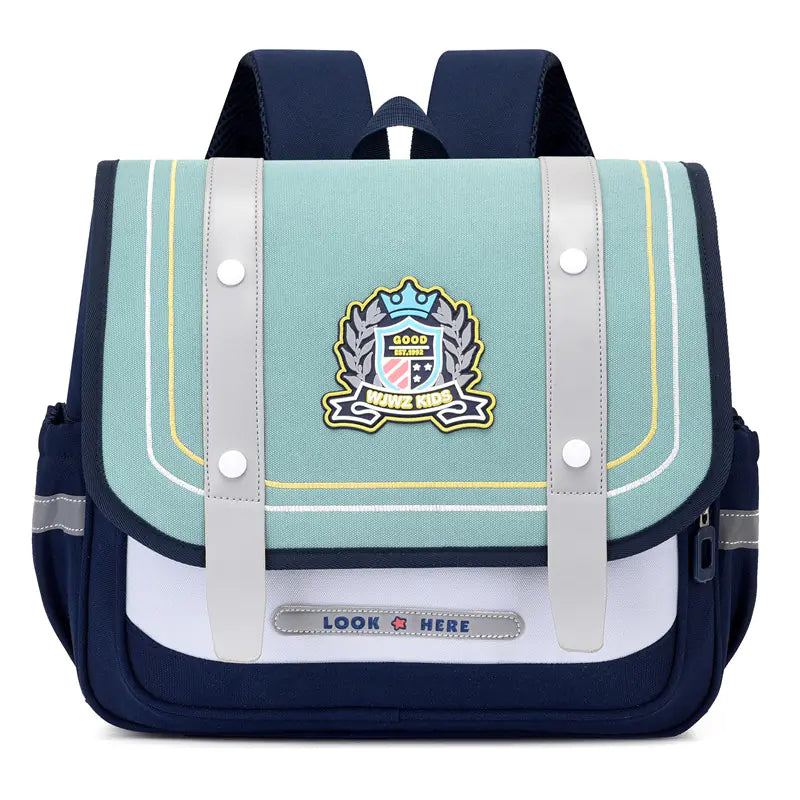 British Style Children's Backpack for School Students.
