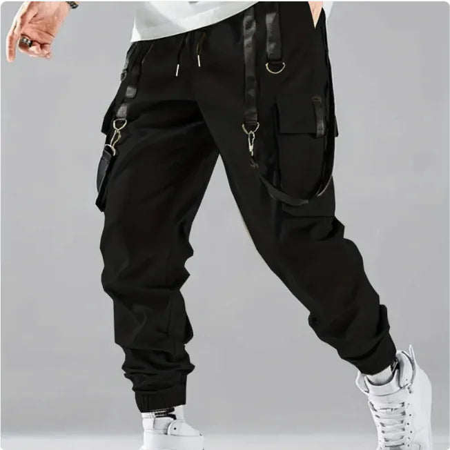 Multi-Pocket Techwear Cargo Pants.