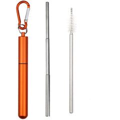Portable Stainless Steel Telescopic Straw