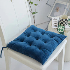 Thick Crystal Velvet Cushion for Office Chair or Sofa