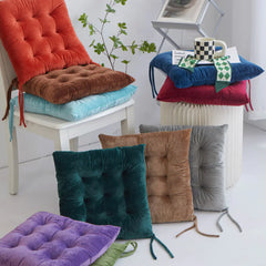 Thick Crystal Velvet Cushion for Office Chair or Sofa