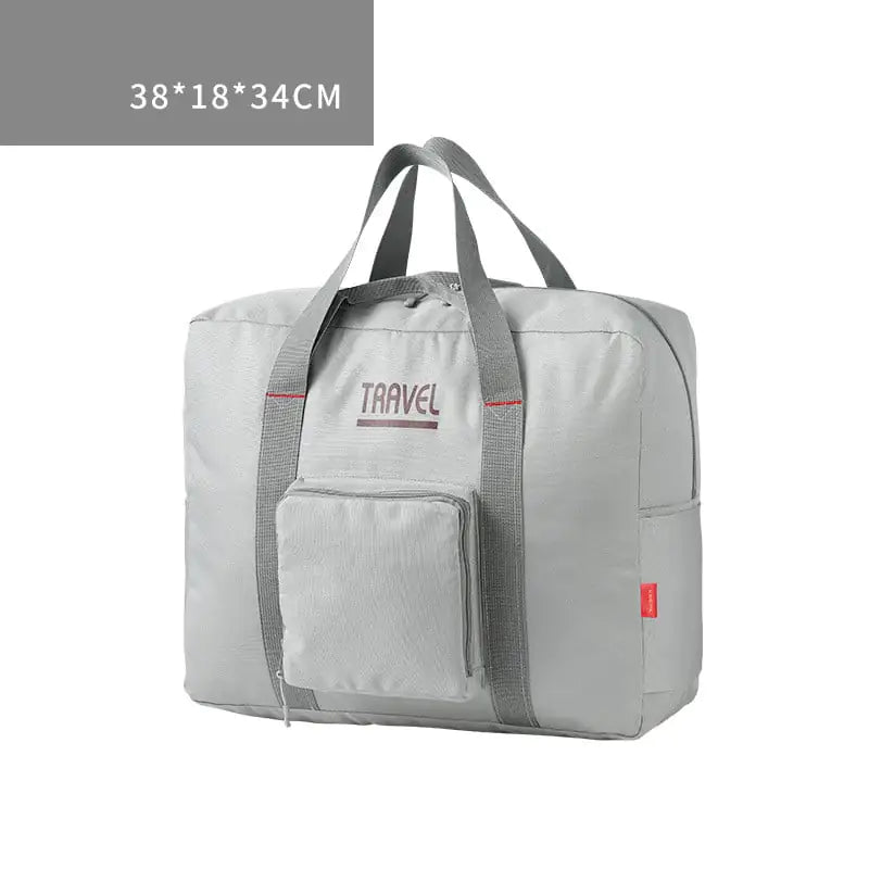 Large Capacity Foldable Canvas Travel Bag for Men & Women
