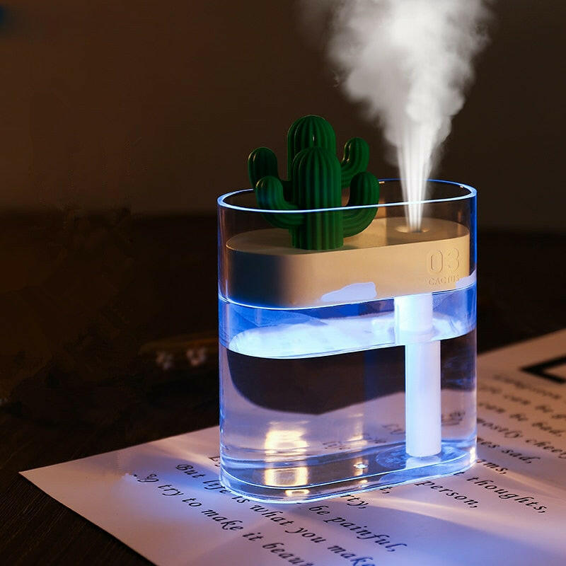 Ultrasonic air humidifier and essential oil diffuser combo for efficient room aroma and humidity control