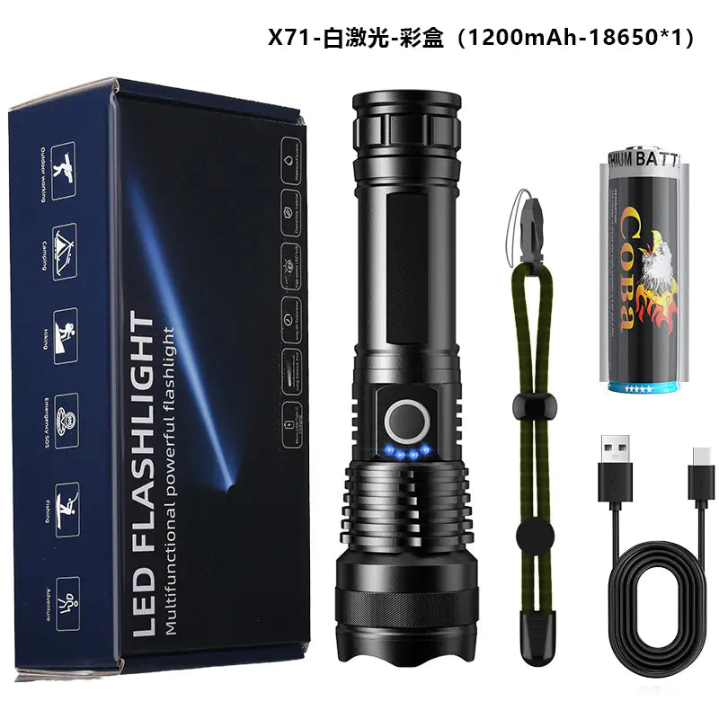 X92 PowerBeam USB Flashlight / X92 USB Ultra Bright Flashlight.