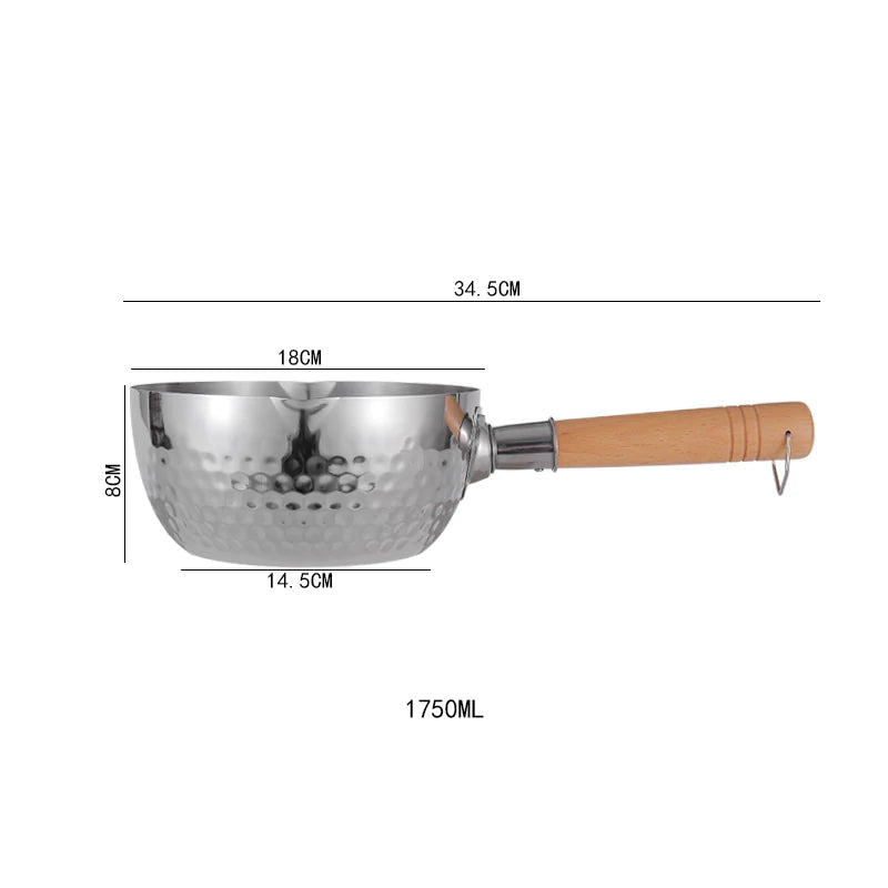 Japanese Snow Pan with Wooden Handle