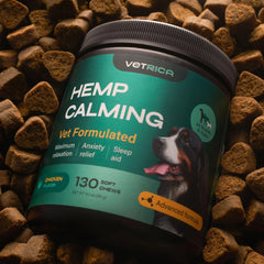 Calming Chews for Dogs Anxiety Relief Chicken Flavor Soft Treats for Storms