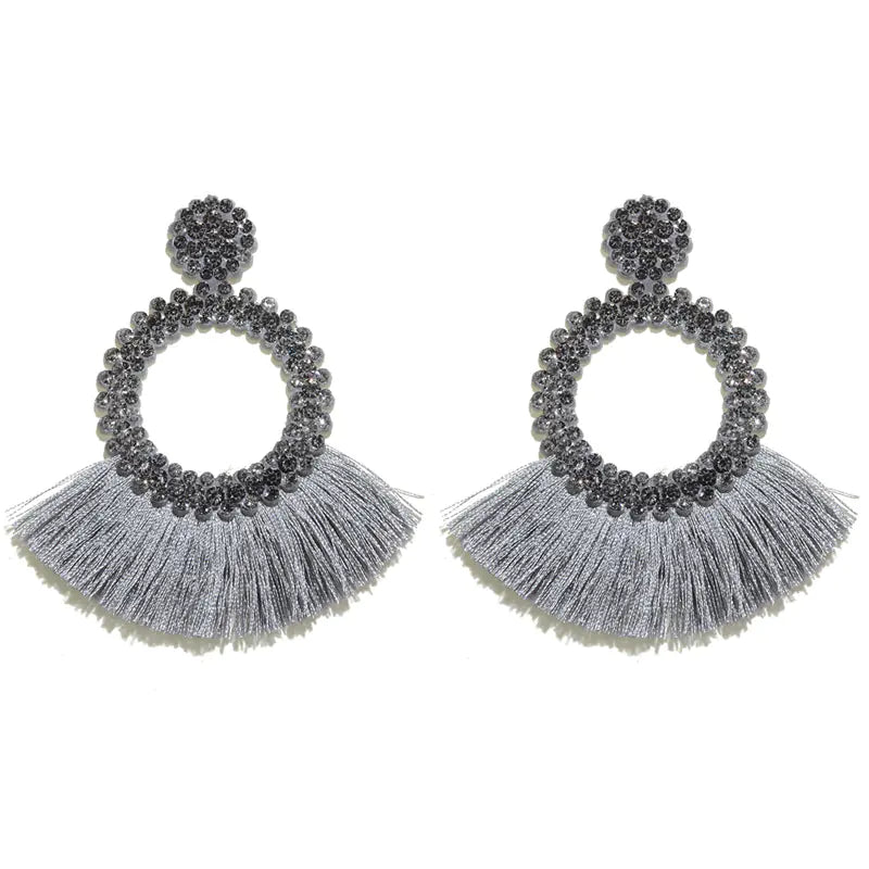 Bohemian Tassel Earrings for Women - Handmade Design