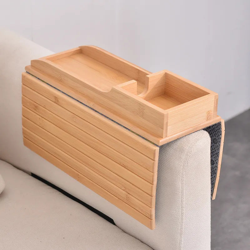 Bamboo Sofa Arm Rest Tray