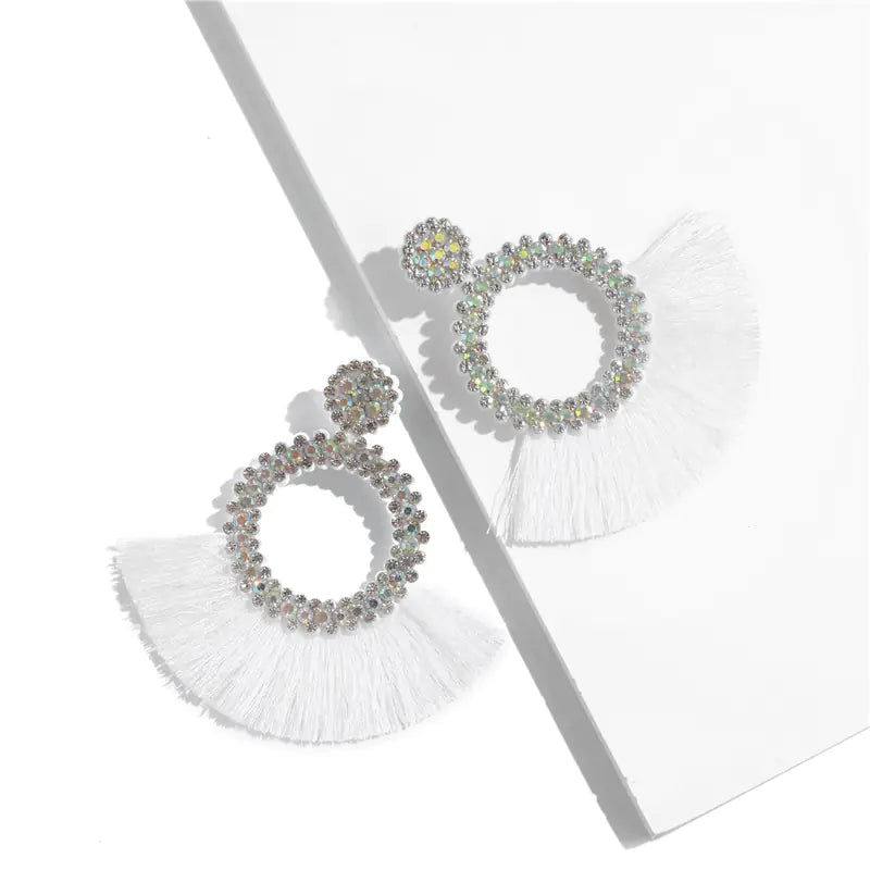 Bohemian Tassel Earrings for Women - Handmade Design