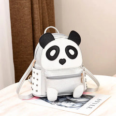 Trendy Cute Women's Backpack - Panda Design