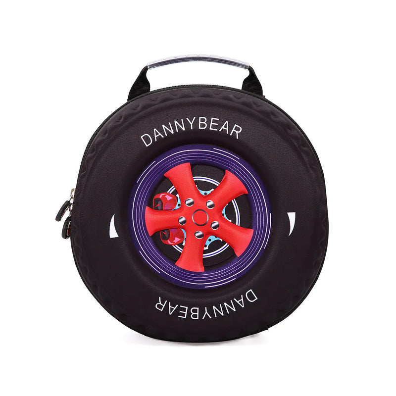 Children's Small School Backpack with Tire Design