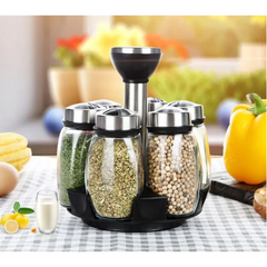 Swivel Spice Rack Organizer / Rotated Spice Shelf Rack
