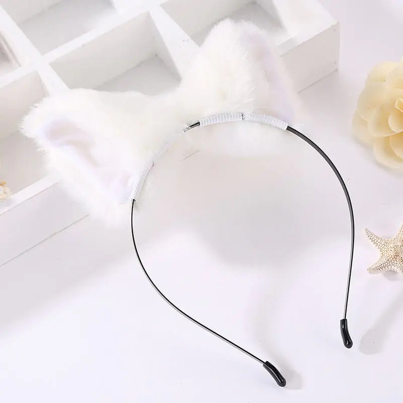 Chic Plush Cat Ear Hairband