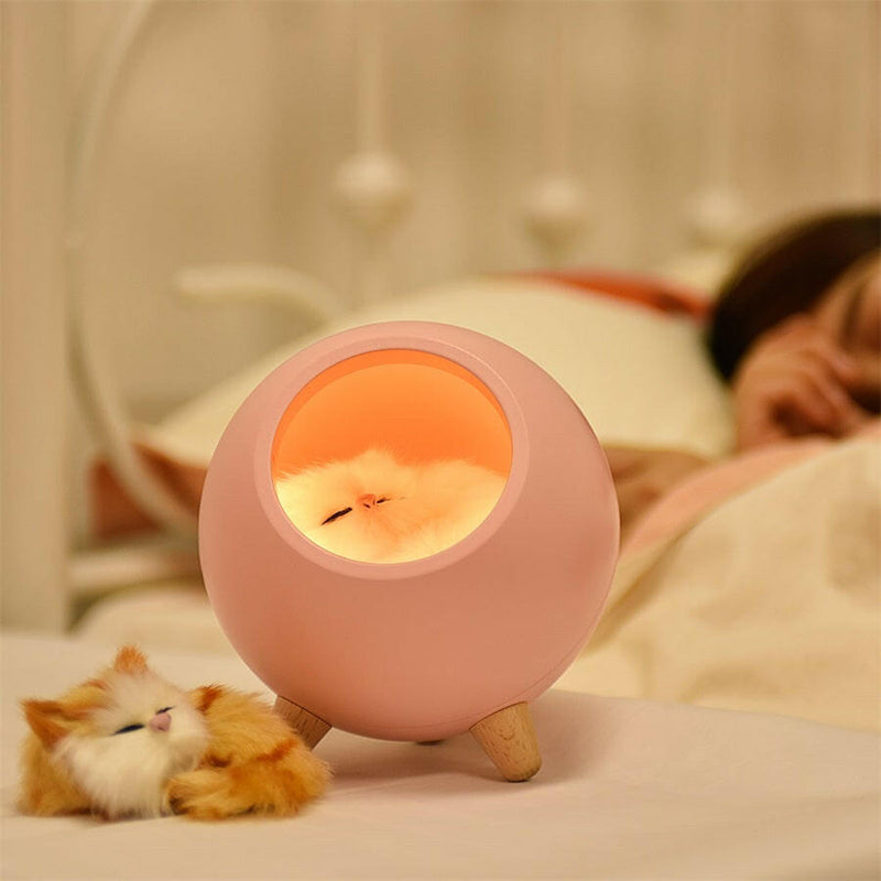 Energy-efficient LED night light providing soft illumination for bedrooms and hallways