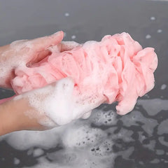 Long Handle Bath Brush and Loofah for Shower Use