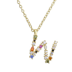 S925 Sterling Silver DIY Letter Pendant Necklace