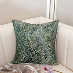Nordic Velvet Blue Decorative Cushion Cover 45x45