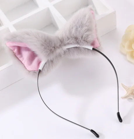 Chic Plush Cat Ear Hairband