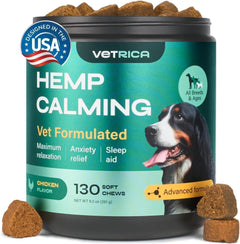 Calming Chews for Dogs Anxiety Relief Chicken Flavor Soft Treats for Storms