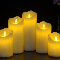 Plastic Decorative LED Candles for Festivals