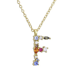S925 Sterling Silver DIY Letter Pendant Necklace