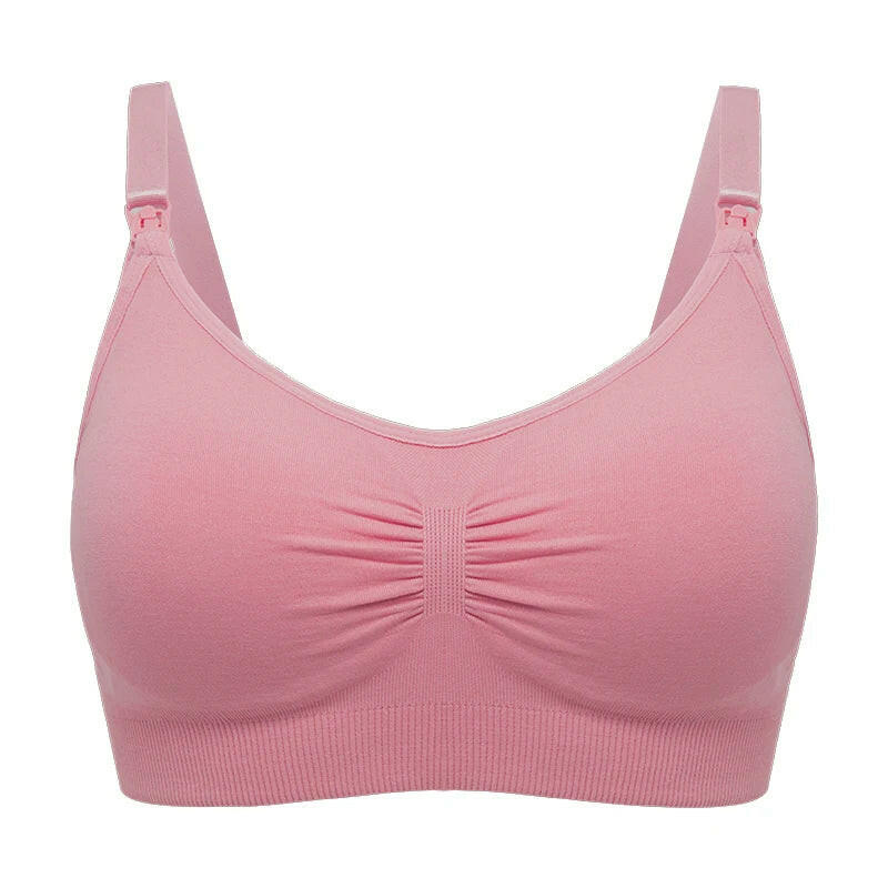 High Quality plus Size Nursing Bra Breathable Women Breastfeeding Underwear Seamless Maternity Bra Push Up