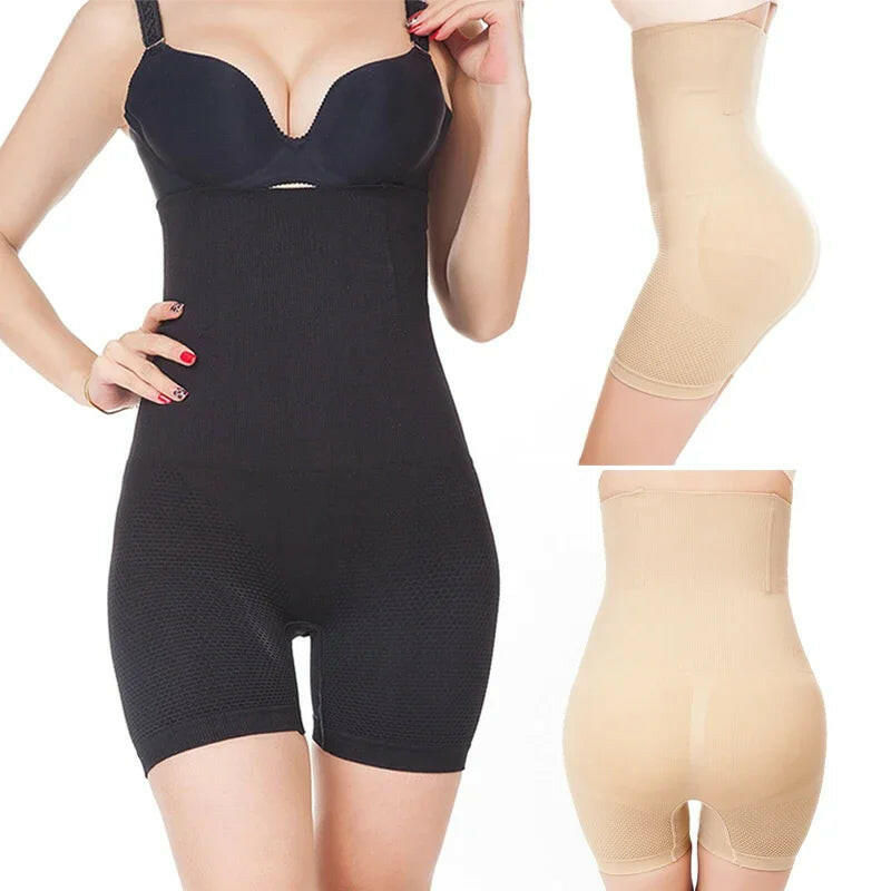 Super Higher Power Compression Tummy and Thigh Control High Waist Trainer Body Shapers Slimming Shapewear Pants.