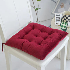 Thick Crystal Velvet Cushion for Office Chair or Sofa