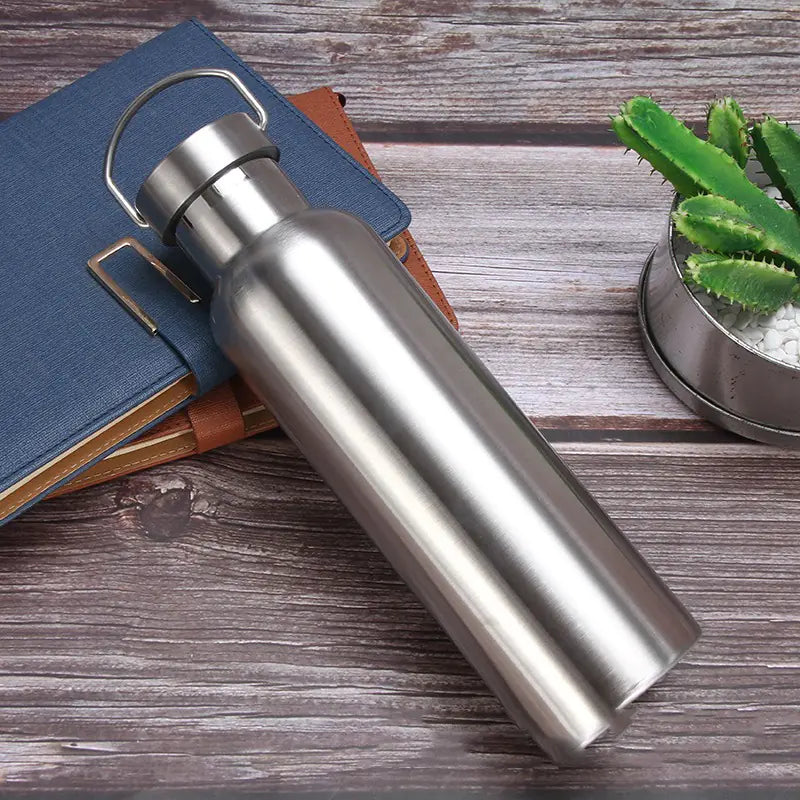 Double-Layer Stainless Steel Sports Bottle