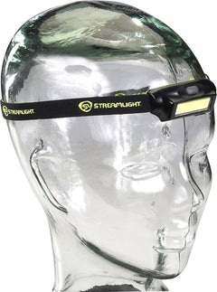 61702 Bandit 180-Lumen USB Rechargeable LED Headlamp with Elastic Head Strap, Clip, and USB Cable, Black.