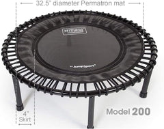 Mini Trampoline with Premium Bungees, Workout DVD, and Online Access to Video Workouts
