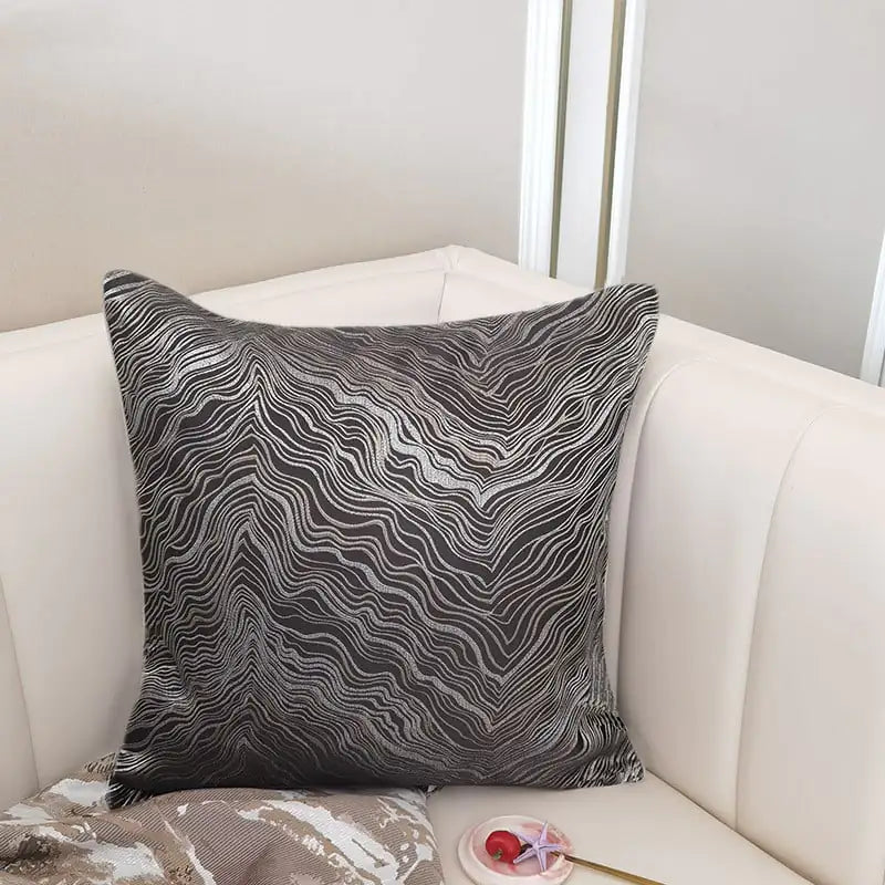 Nordic Velvet Blue Decorative Cushion Cover 45x45