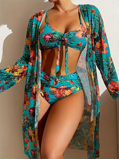 Women Two-Piece Casual Swimsuit.