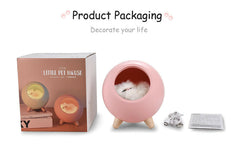 Energy-efficient LED night light providing soft illumination for bedrooms and hallways