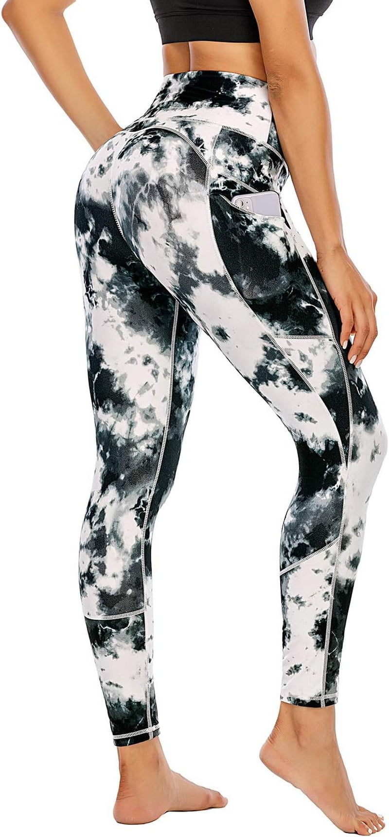 Leggings for Women Tummy Control Workout Leggings with Pocket High Waisted Sports Tight