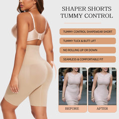 Shapewear Tummy Control Underwear Body Shaper for Women High-Waisted Thigh Slimming Butt Lifting Panties.
