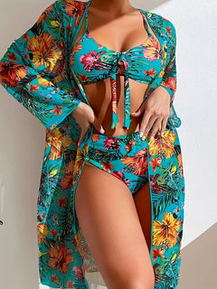 Women Two-Piece Casual Swimsuit.