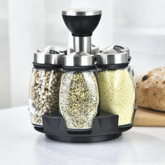 Swivel Spice Rack Organizer / Rotated Spice Shelf Rack