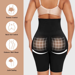 Shapewear Tummy Control Underwear Body Shaper for Women High-Waisted Thigh Slimming Butt Lifting Panties.