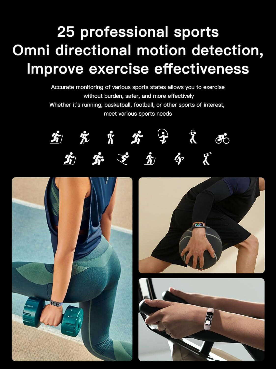Keep Health Fitness Trackers for Women Men, Amoled Fitness Tracker for Android&Ios, Alarm Stopwatch Fitness Tracker with Blood Pressure Monitor, Calories Burned IP68 Waterproof Fitness Step Tracker.