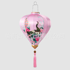 Traditional Chinese Peacock Lantern for Festivals