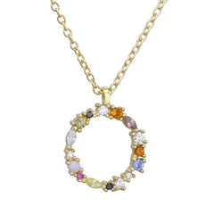 S925 Sterling Silver DIY Letter Pendant Necklace