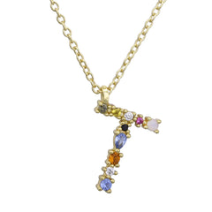 S925 Sterling Silver DIY Letter Pendant Necklace