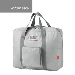 Large Capacity Foldable Canvas Travel Bag for Men & Women