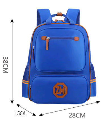 British Style Kids Backpack for Students, Durable Design