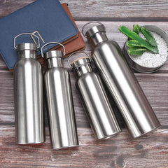 Double-Layer Stainless Steel Sports Bottle