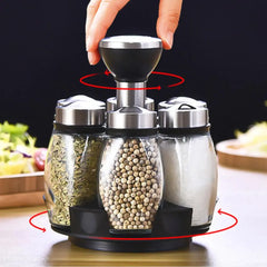 Swivel Spice Rack Organizer / Rotated Spice Shelf Rack