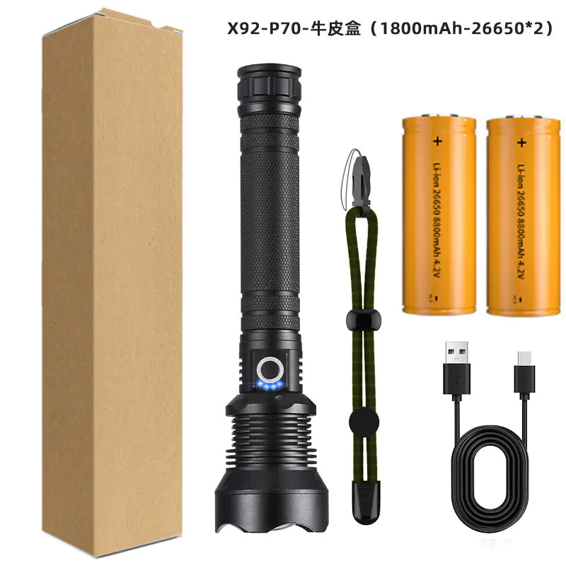 X92 PowerBeam USB Flashlight / X92 USB Ultra Bright Flashlight.