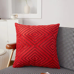 Nordic Knit Velvet Cushion Cover for Sofa and Office
